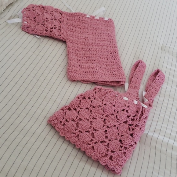 🧸💕Crocheted Set Sweater and Skirt💗 - Picture 4 of 4